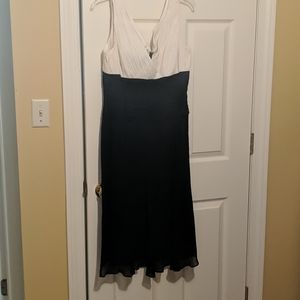 Black and white dress